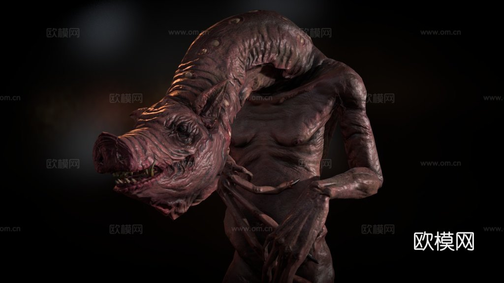 猪魔3d模型