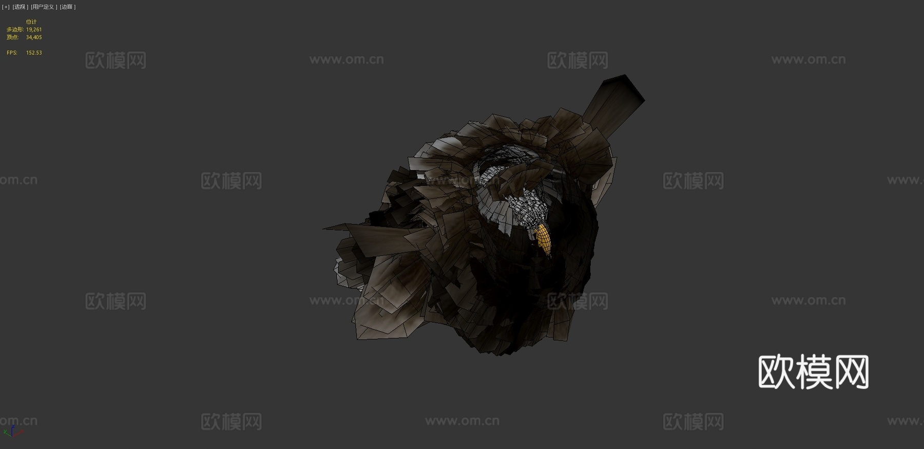 白头海雕3d模型