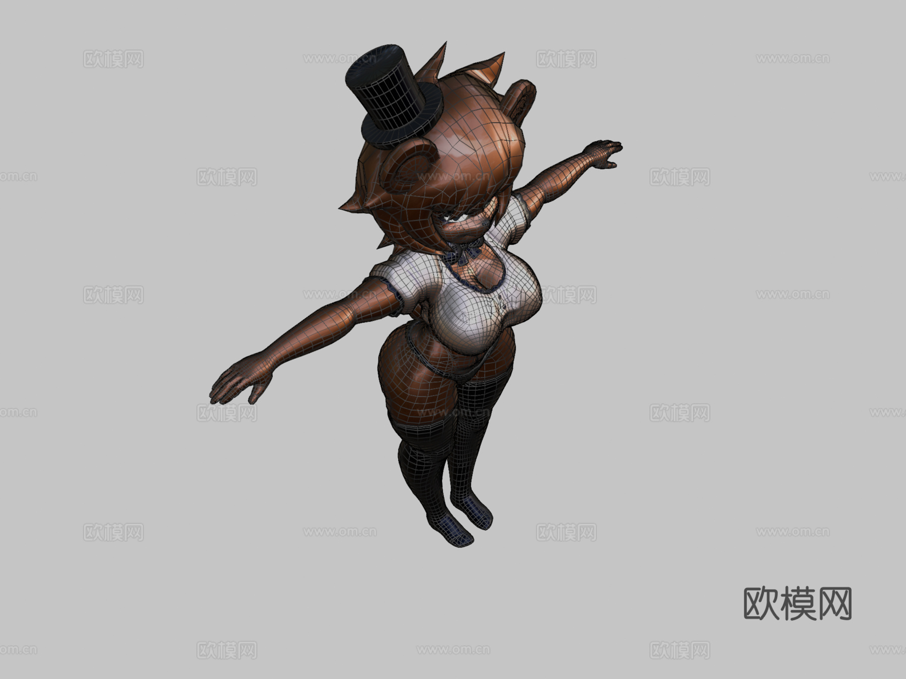 弗蕾迪娜_卡莉3D3d模型