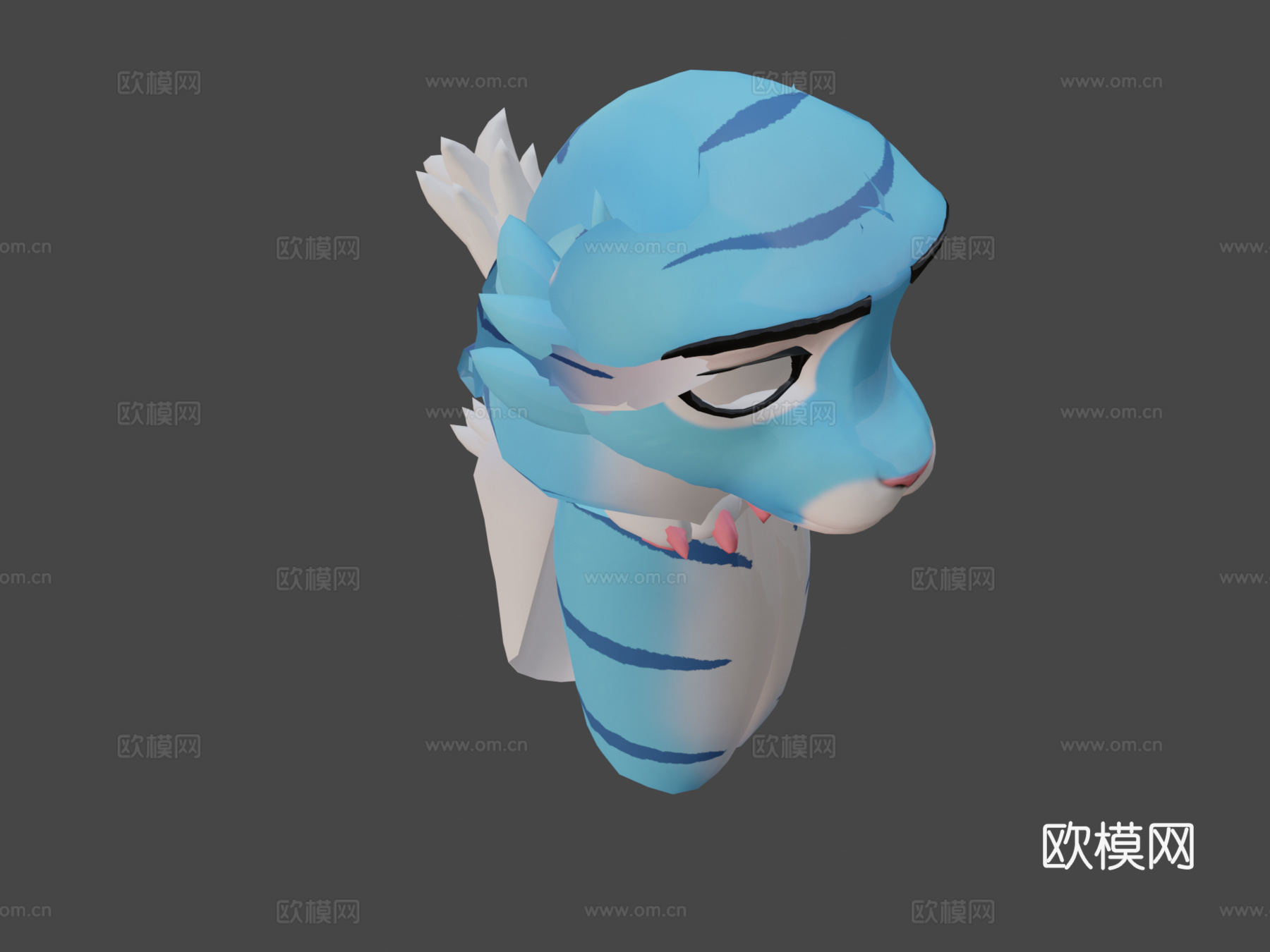 天空猫VR虚拟形象请查看描述(SKYE)_13d模型