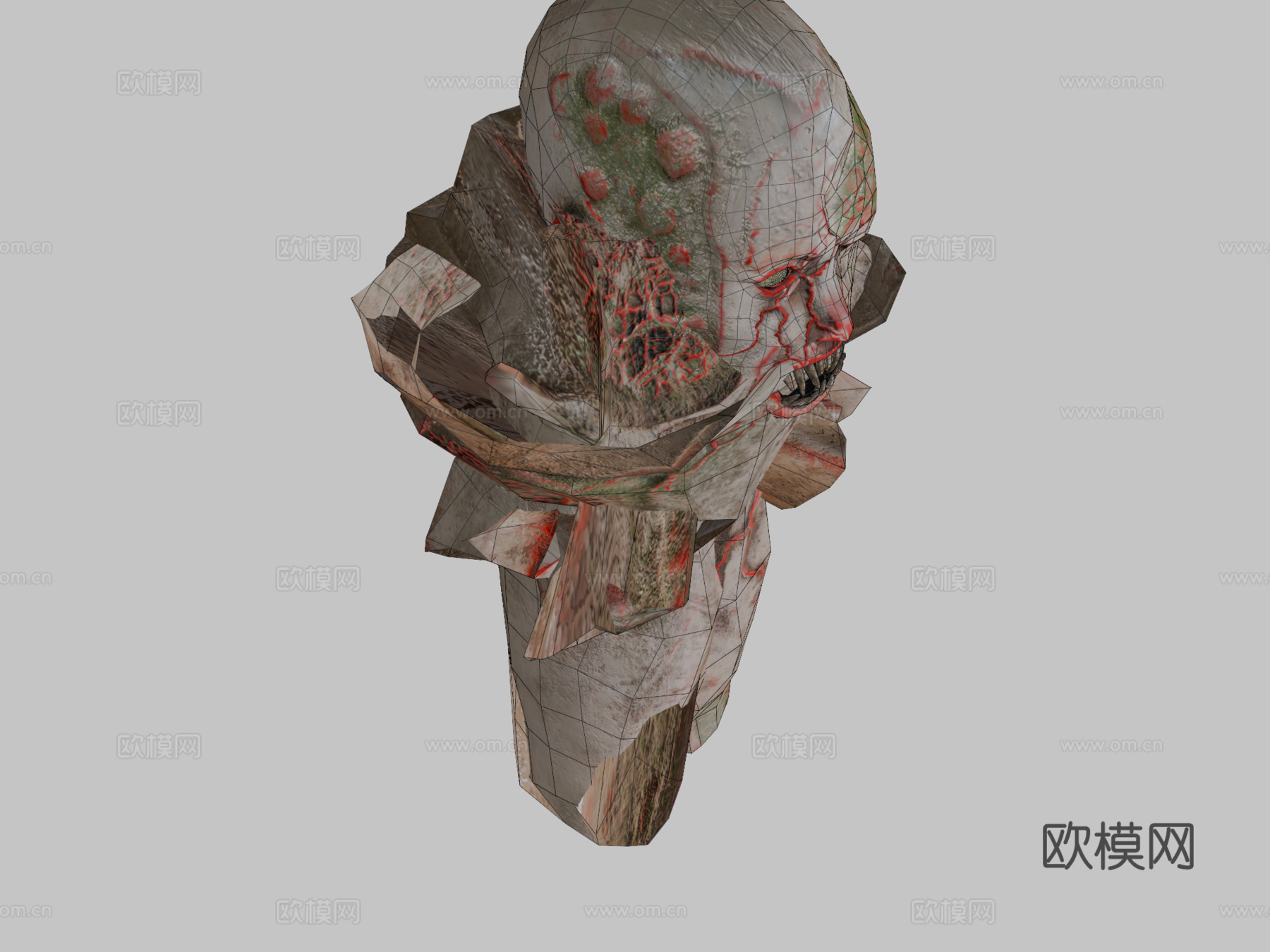 僵尸怪物杀手死灵体3d模型