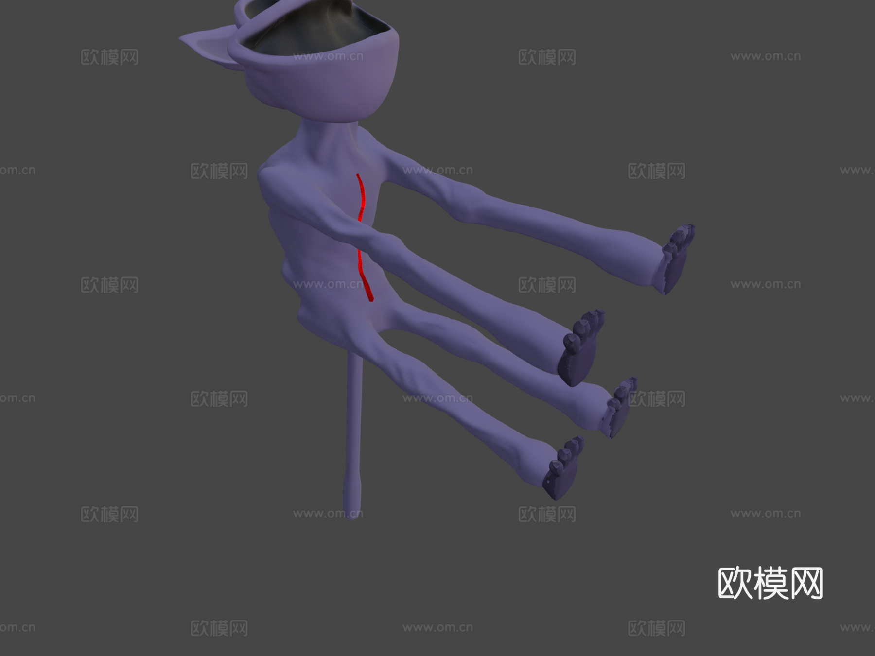 猫盹v16绑定3d模型