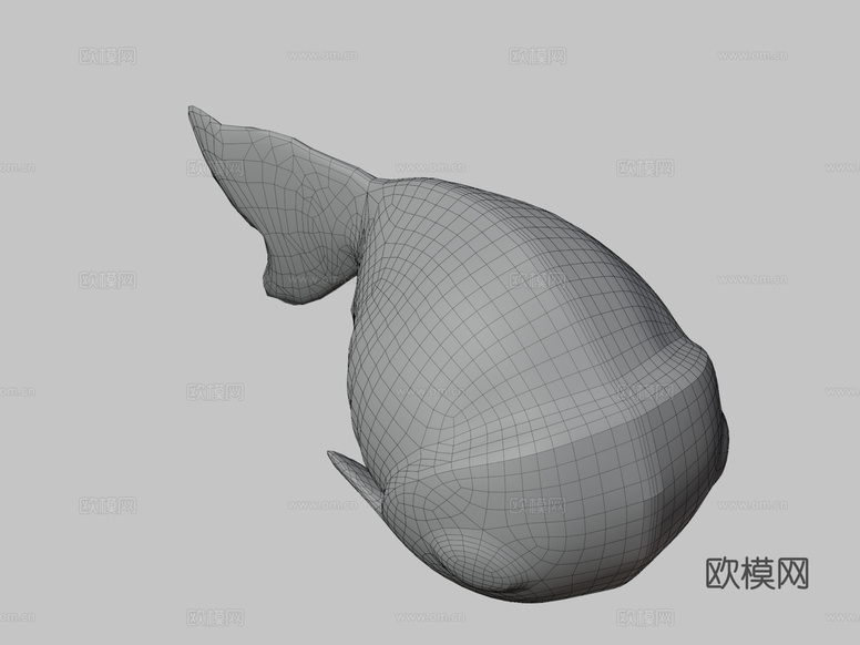 鱼动画3d模型下载(渲染图3)