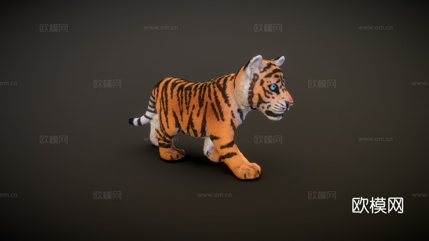 迷你虎崽3d模型