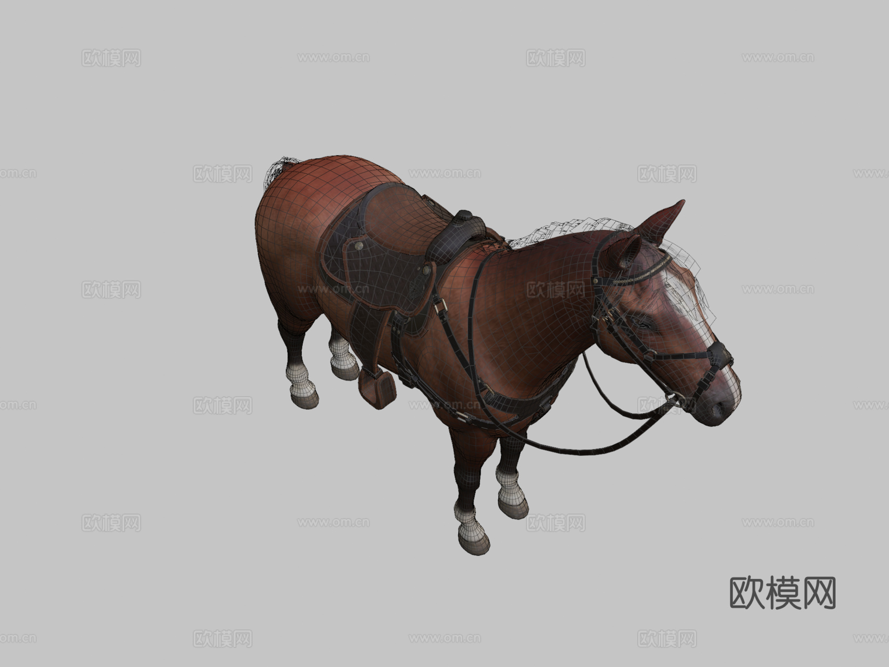 马3d模型