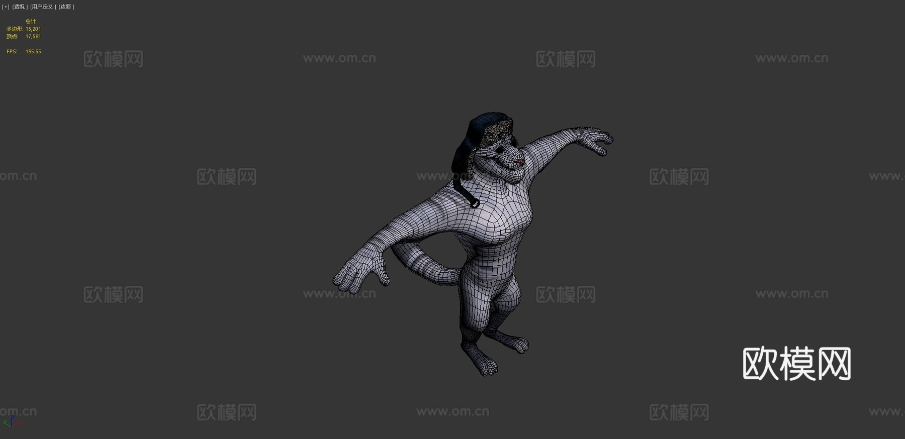动物城风格西伯利亚虎3d模型