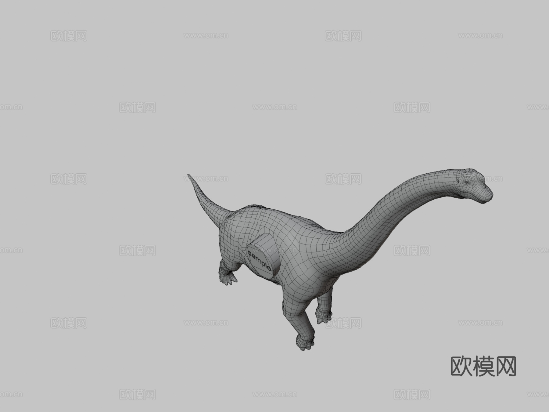 腕龙3d模型