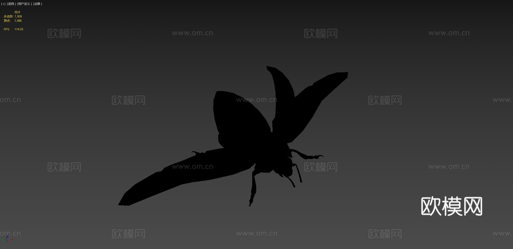 动画瓢虫3d模型