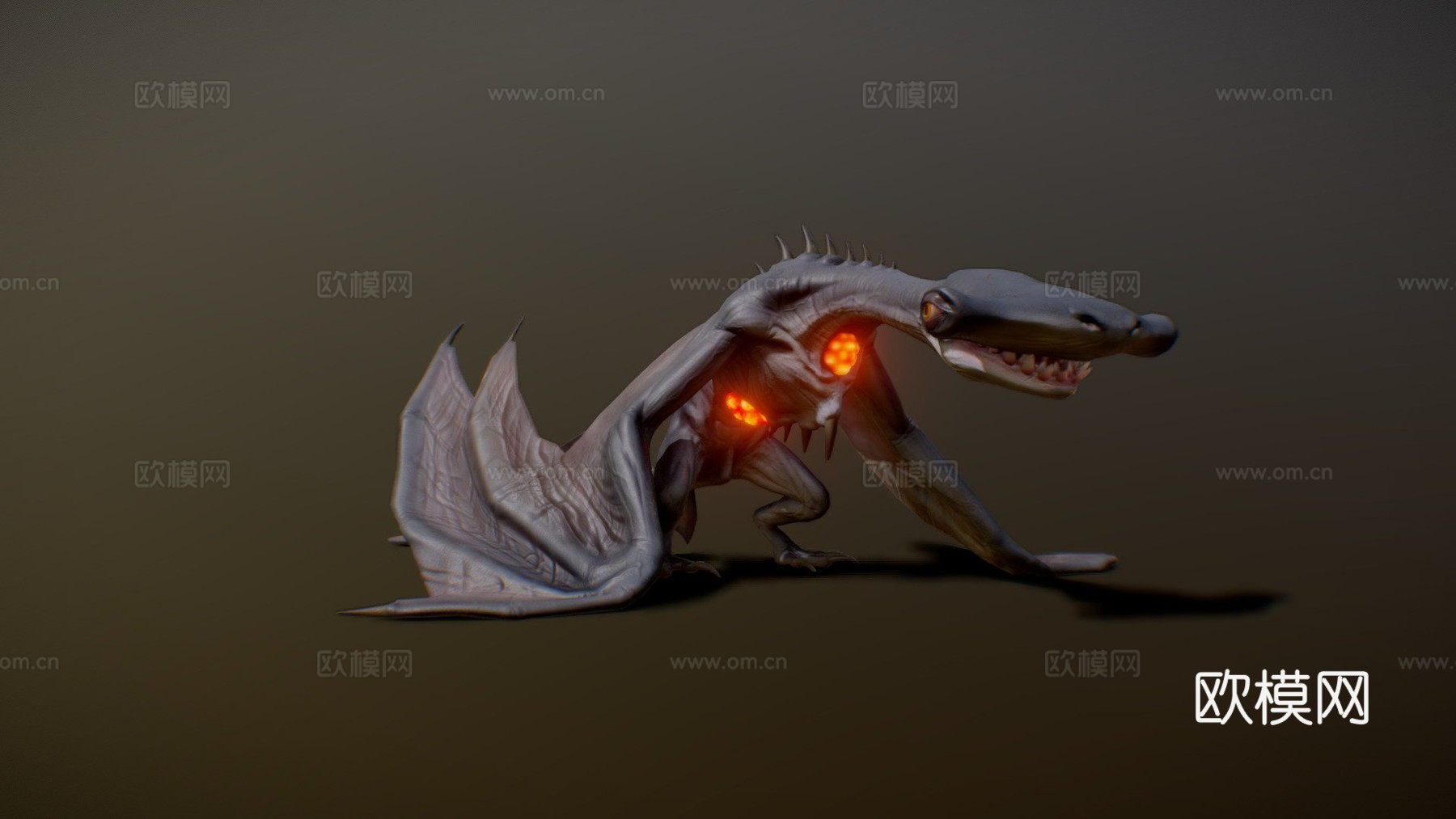德拉克马赫动画3d模型