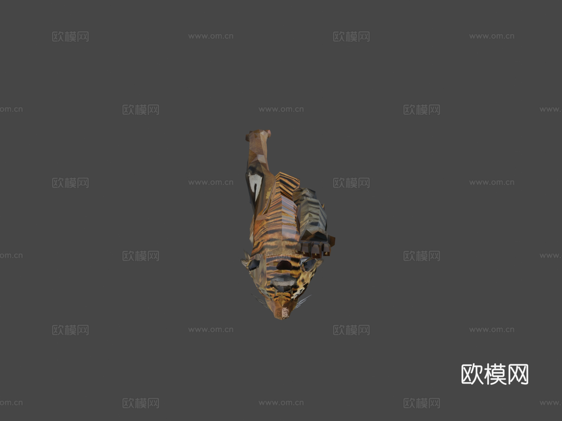 老虎3d模型