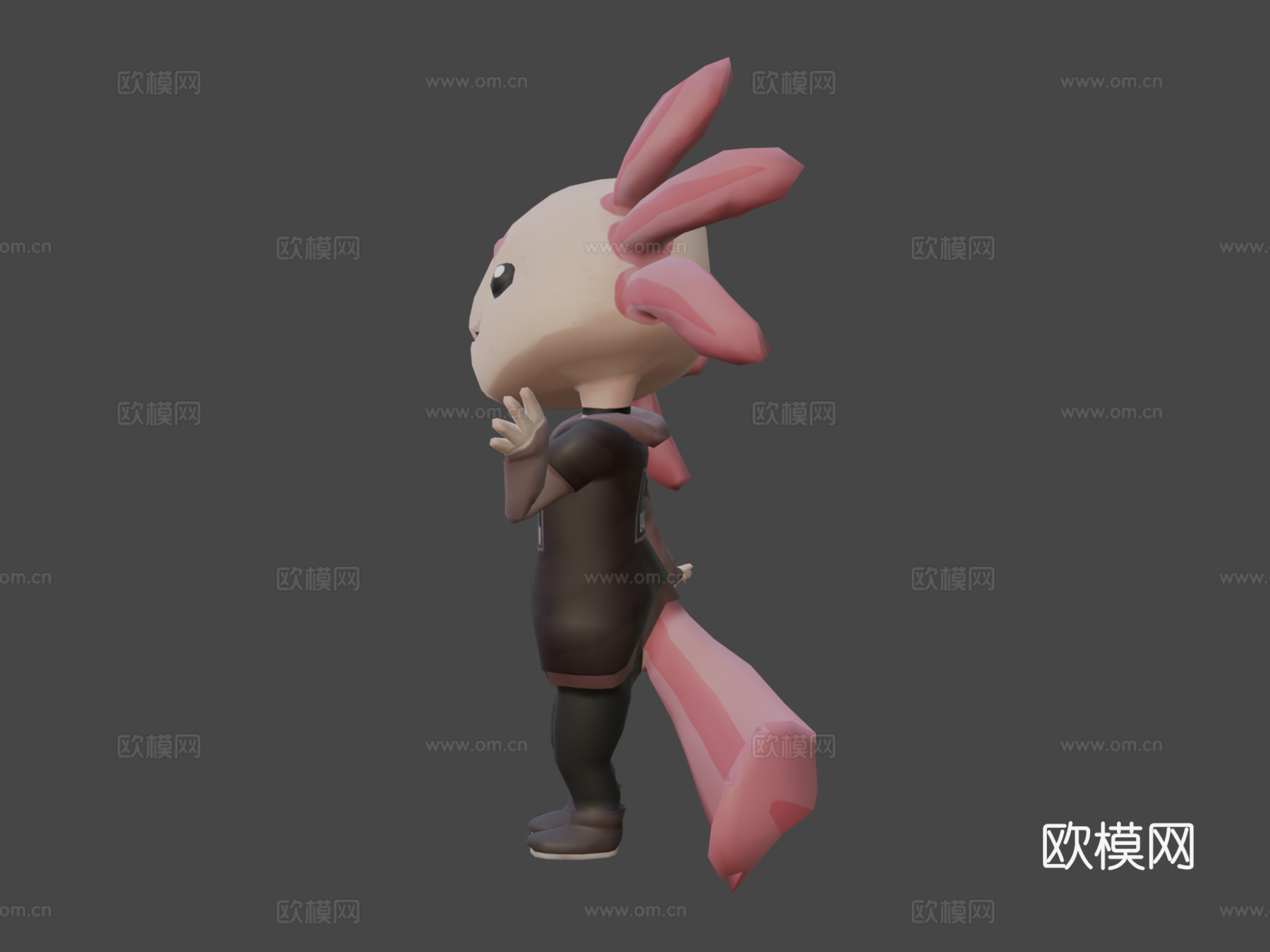 谨防诈骗-VR虚拟蝾螈模型3d模型