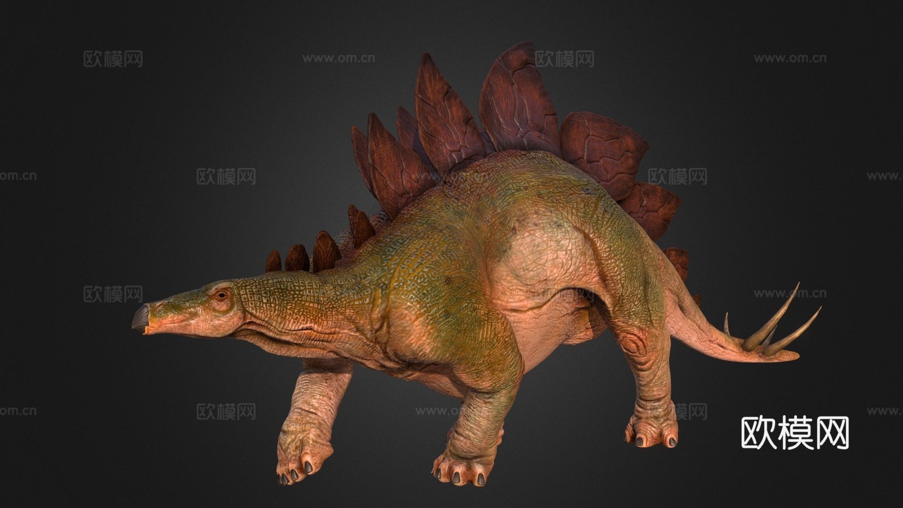 侏罗纪公园剑龙适用于游戏电影3d模型