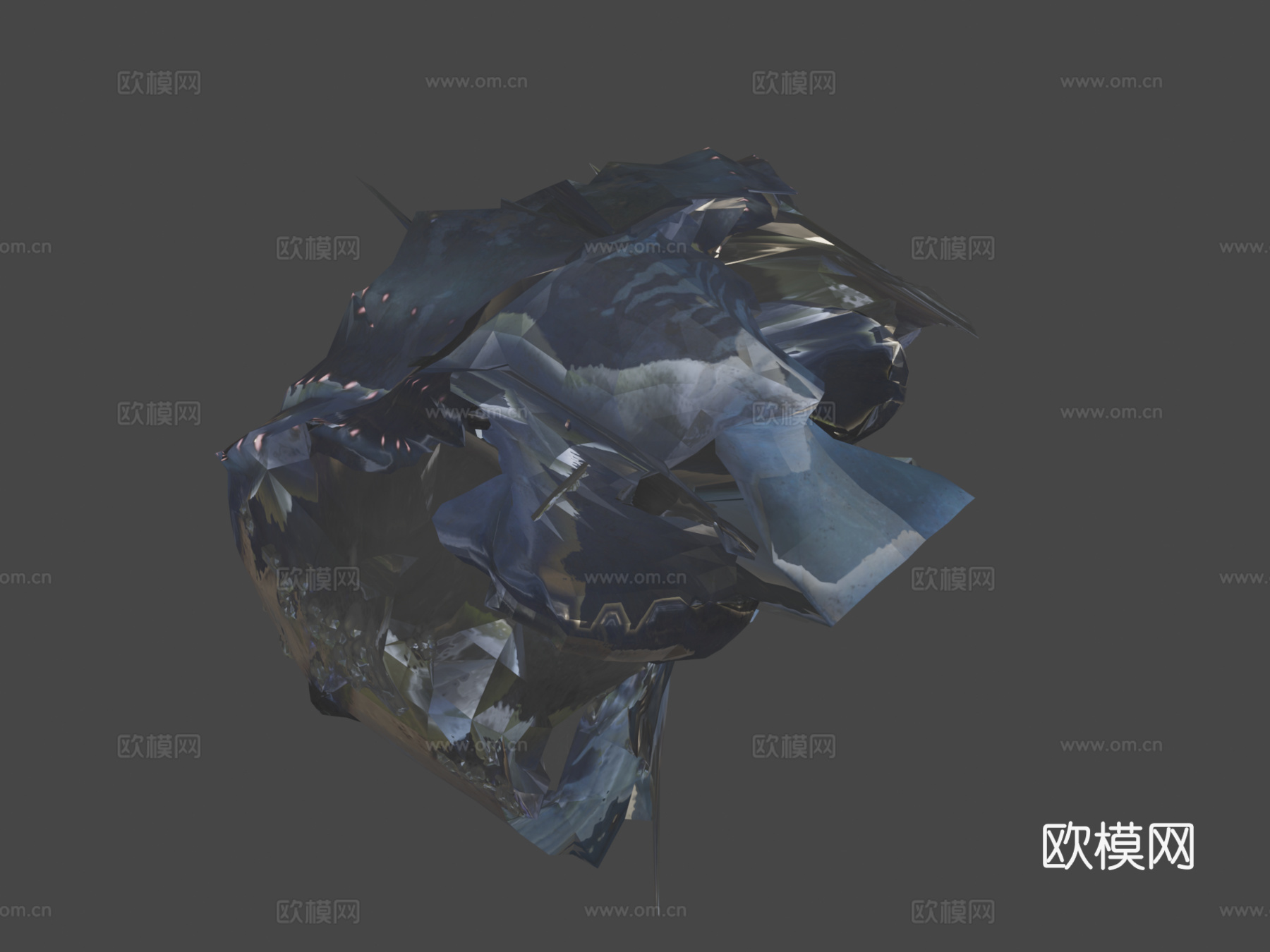发光鲸鱼3d模型