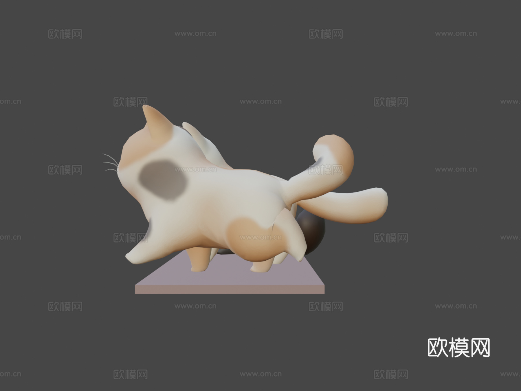 胖猫三重奏3d模型
