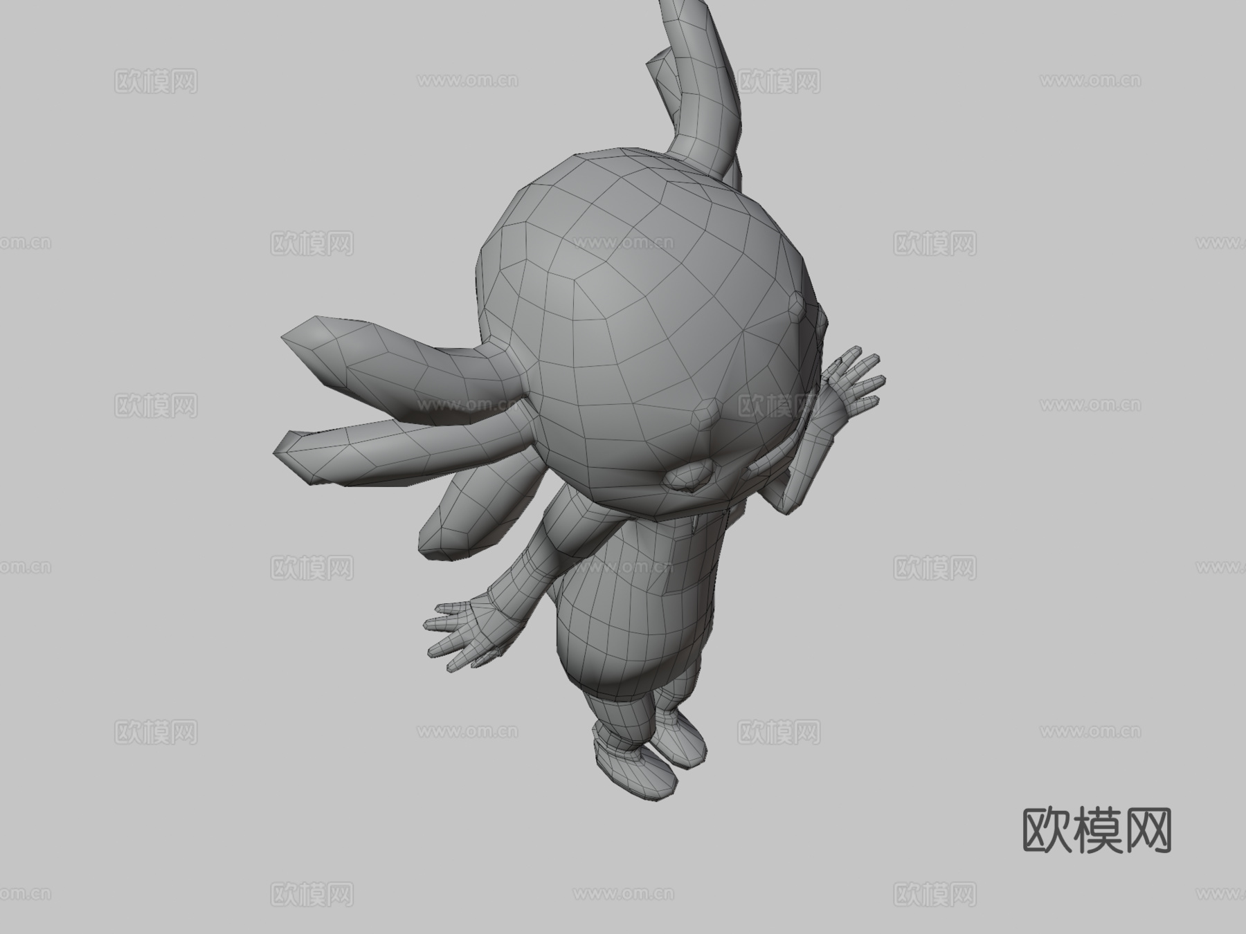 谨防诈骗-VR虚拟蝾螈模型3d模型