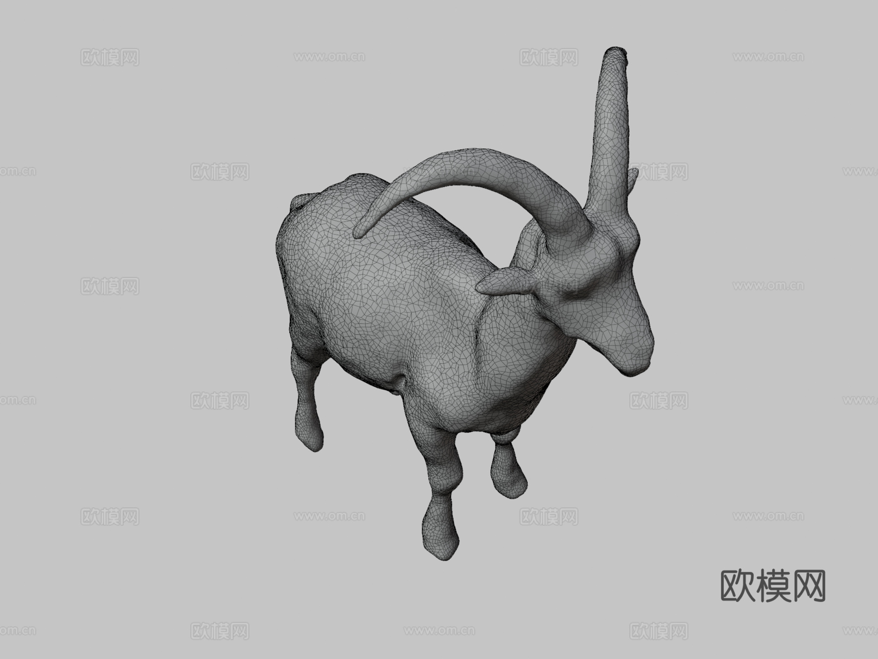 山羊3d模型