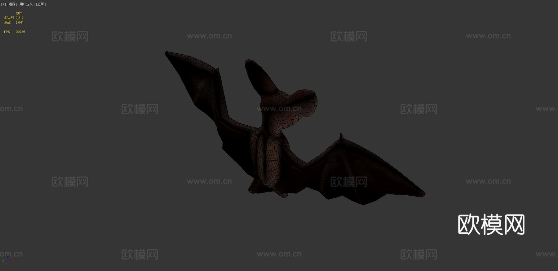 蝙蝠3d模型