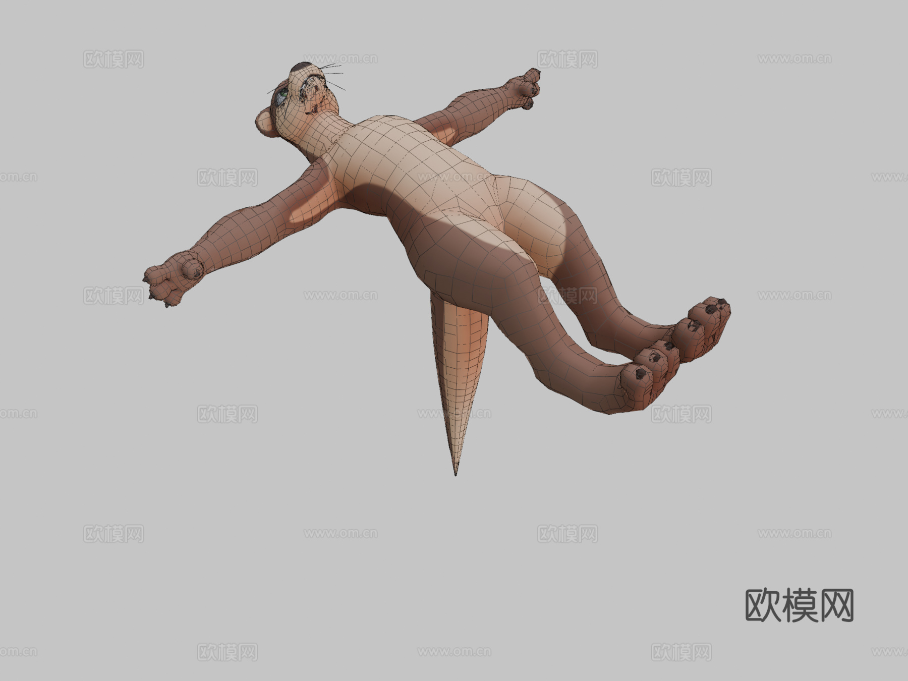 水獭塔里奥3d模型