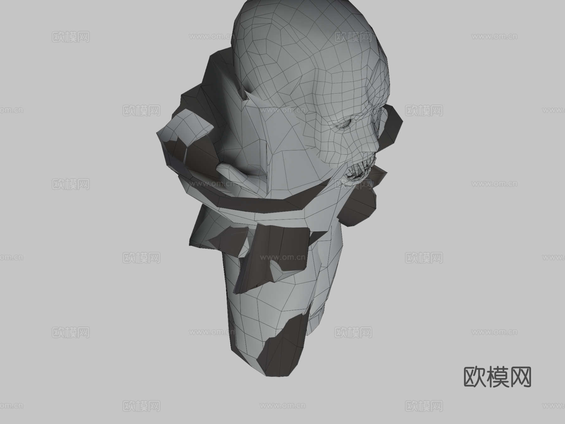 僵尸怪物杀手死灵体3d模型