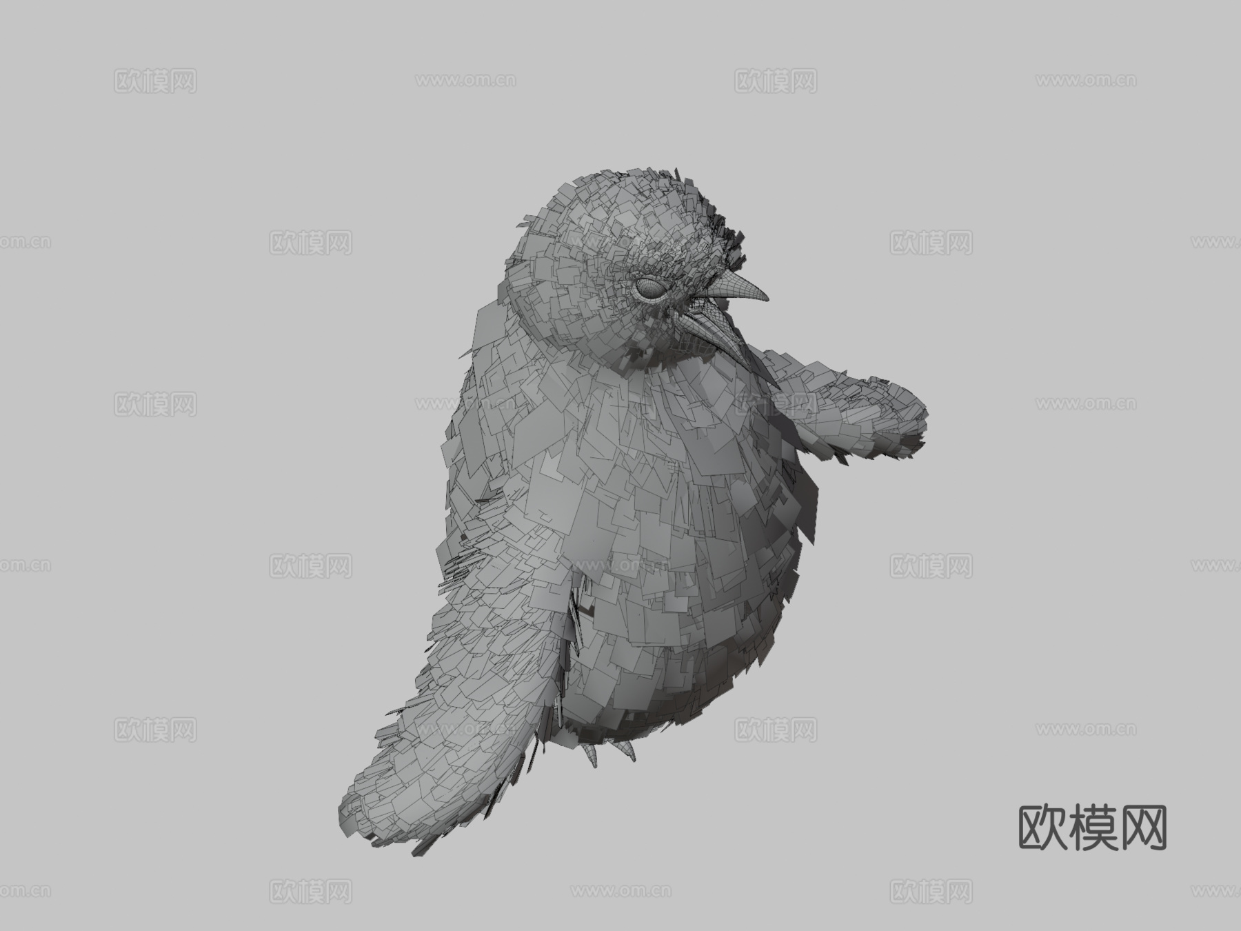 小帝企鹅3d模型
