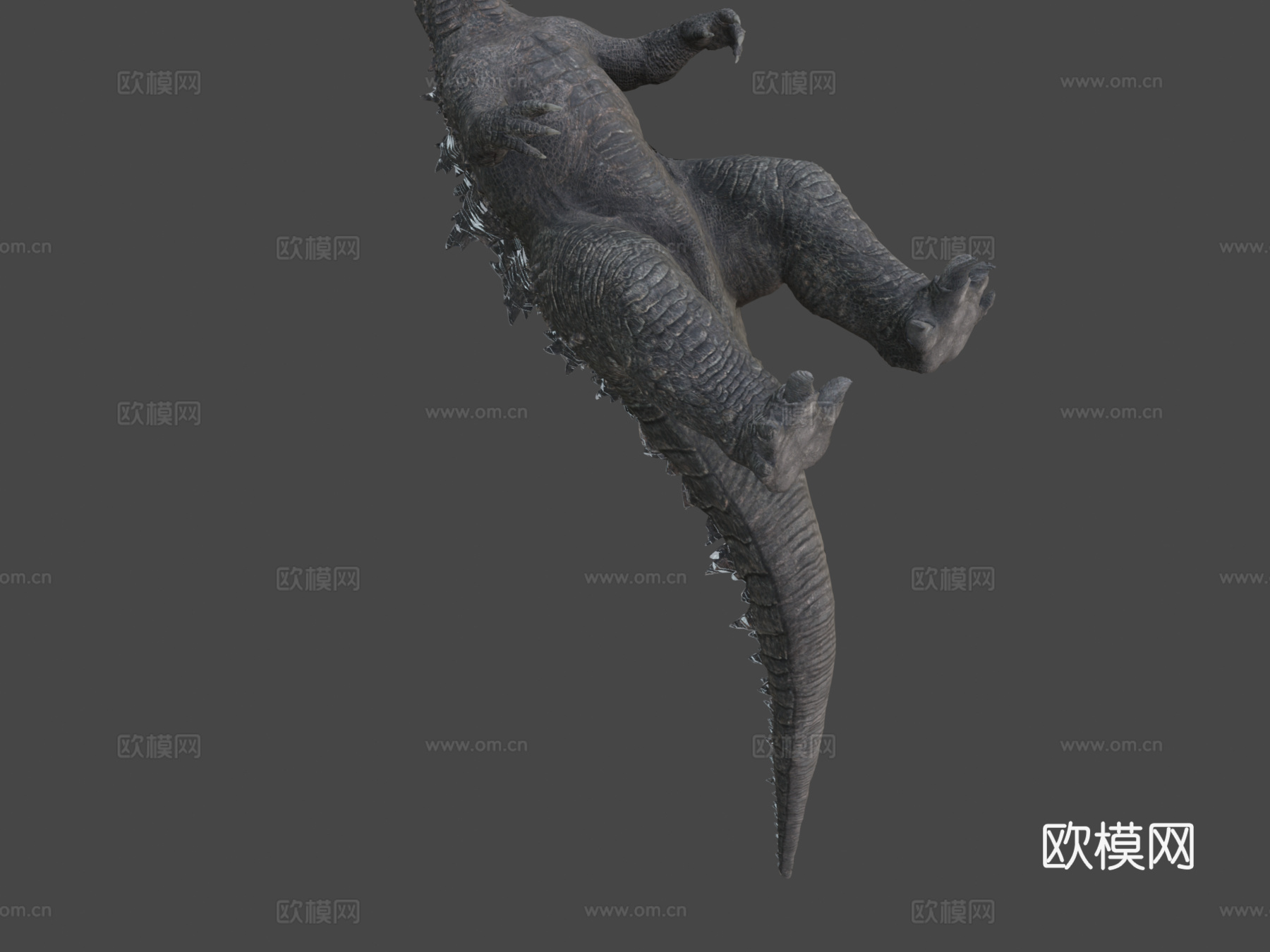 使命召唤战区哥斯拉3d模型