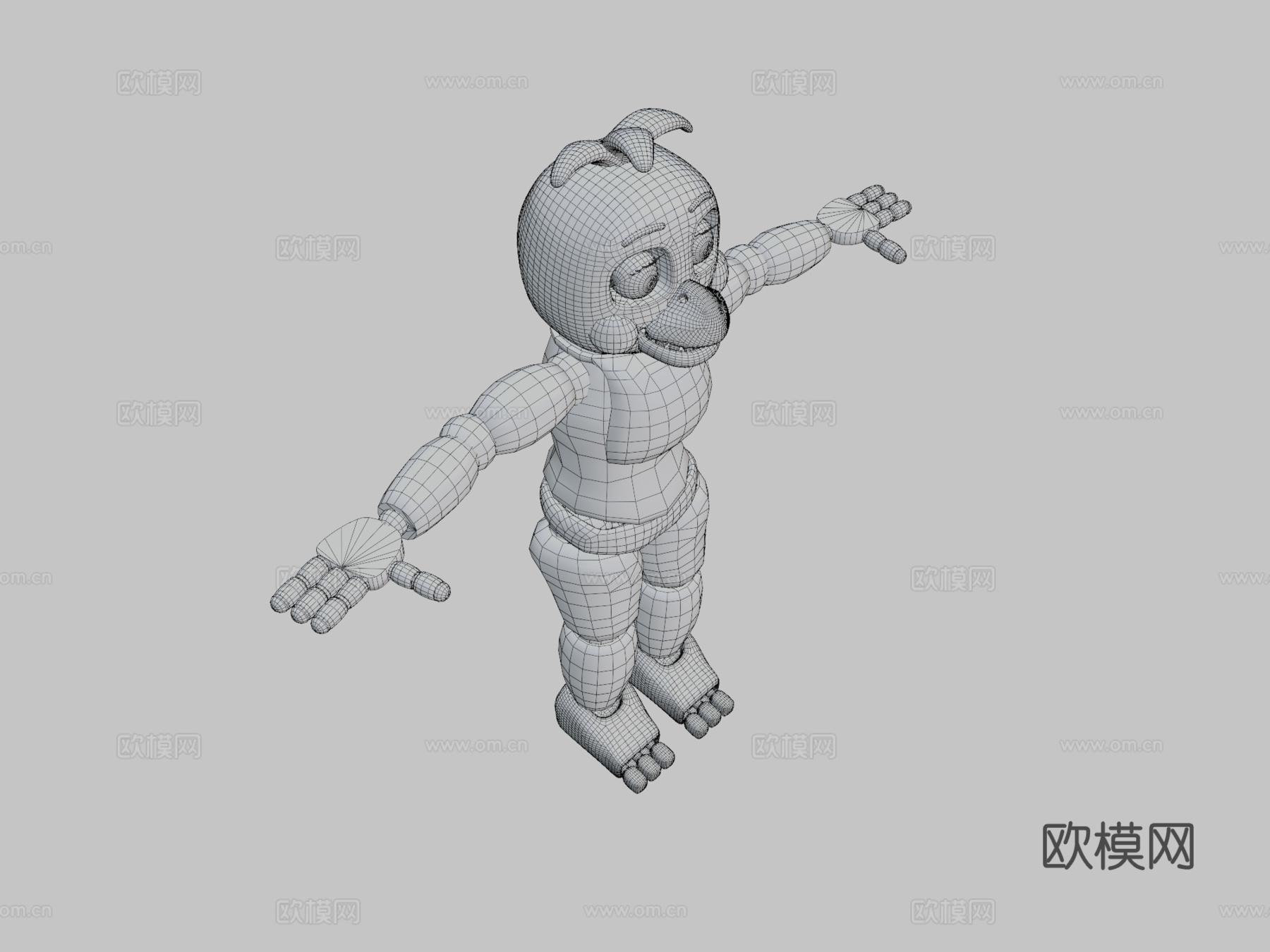 玩具奇卡3d模型