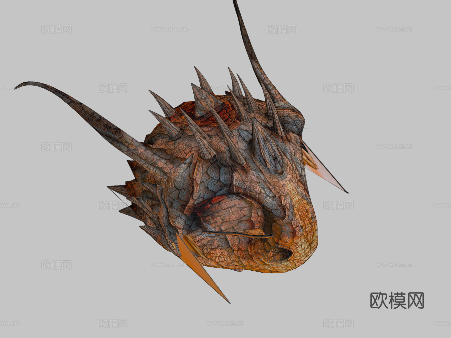 可爱龙3d模型