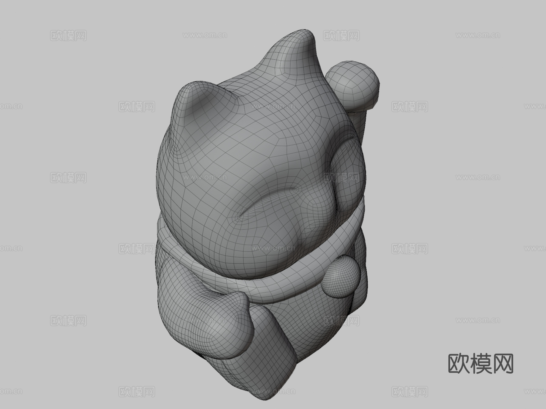 招财猫3d模型