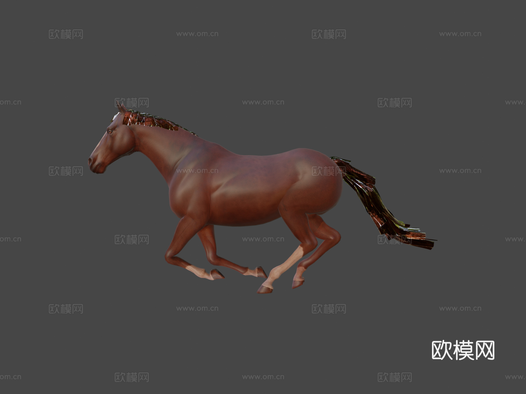 马3d模型