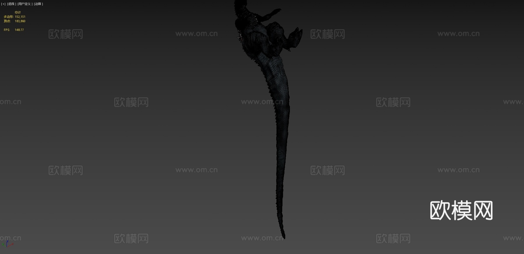 哥斯拉终极体[奇异点]3d模型