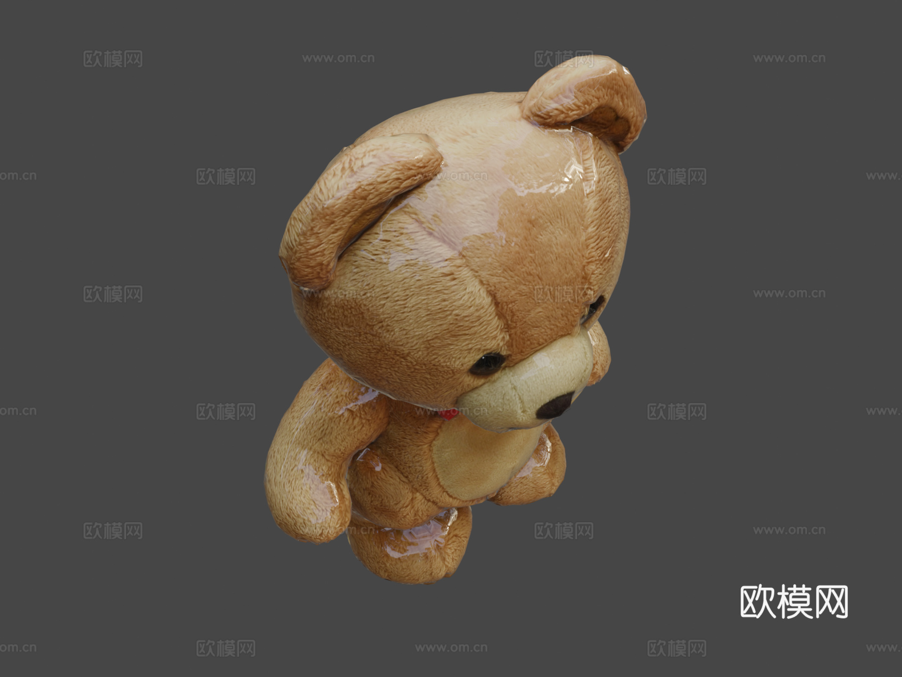 手工泰迪熊摄影测量模型3d模型
