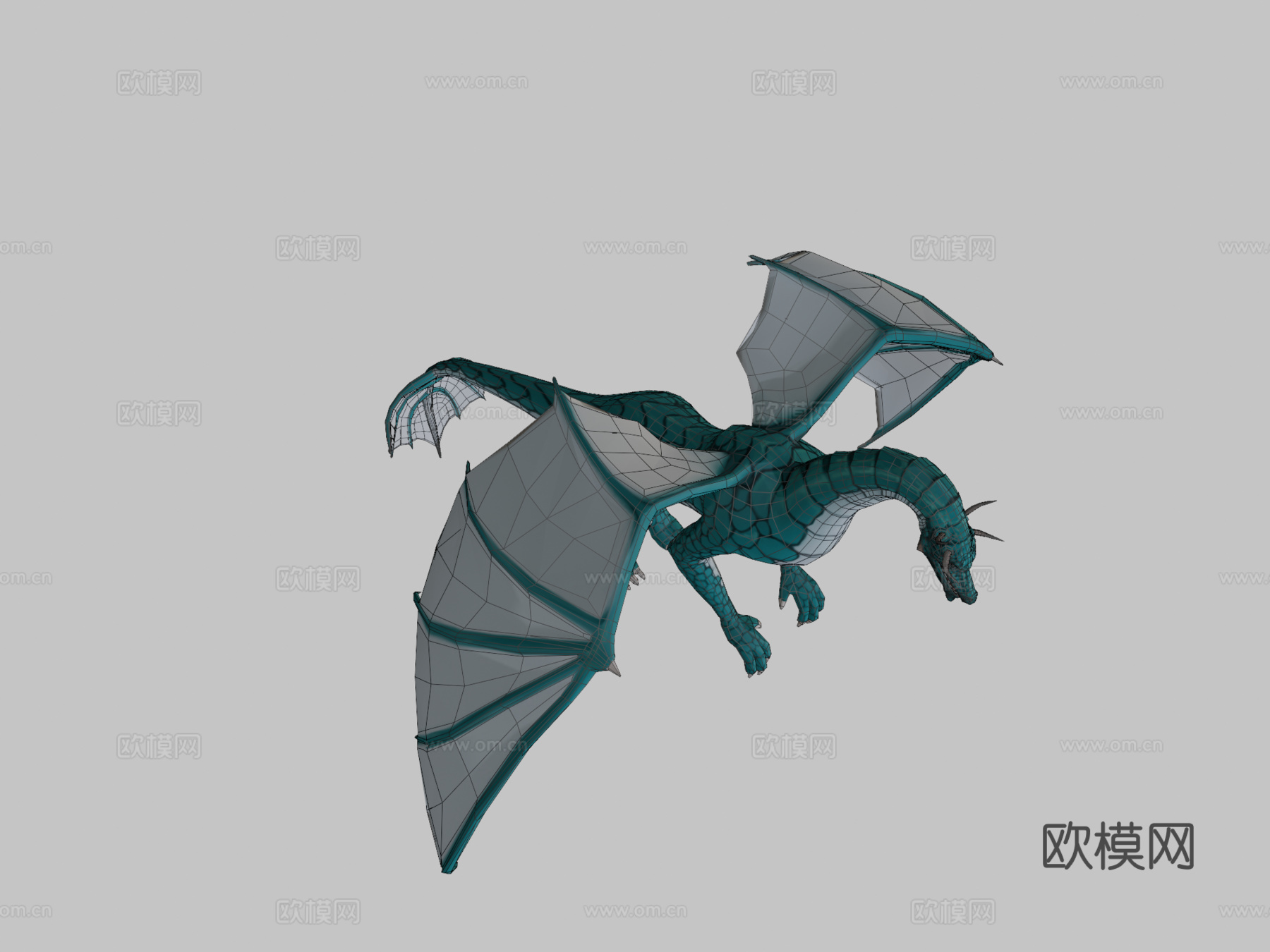飞龙循环3d模型