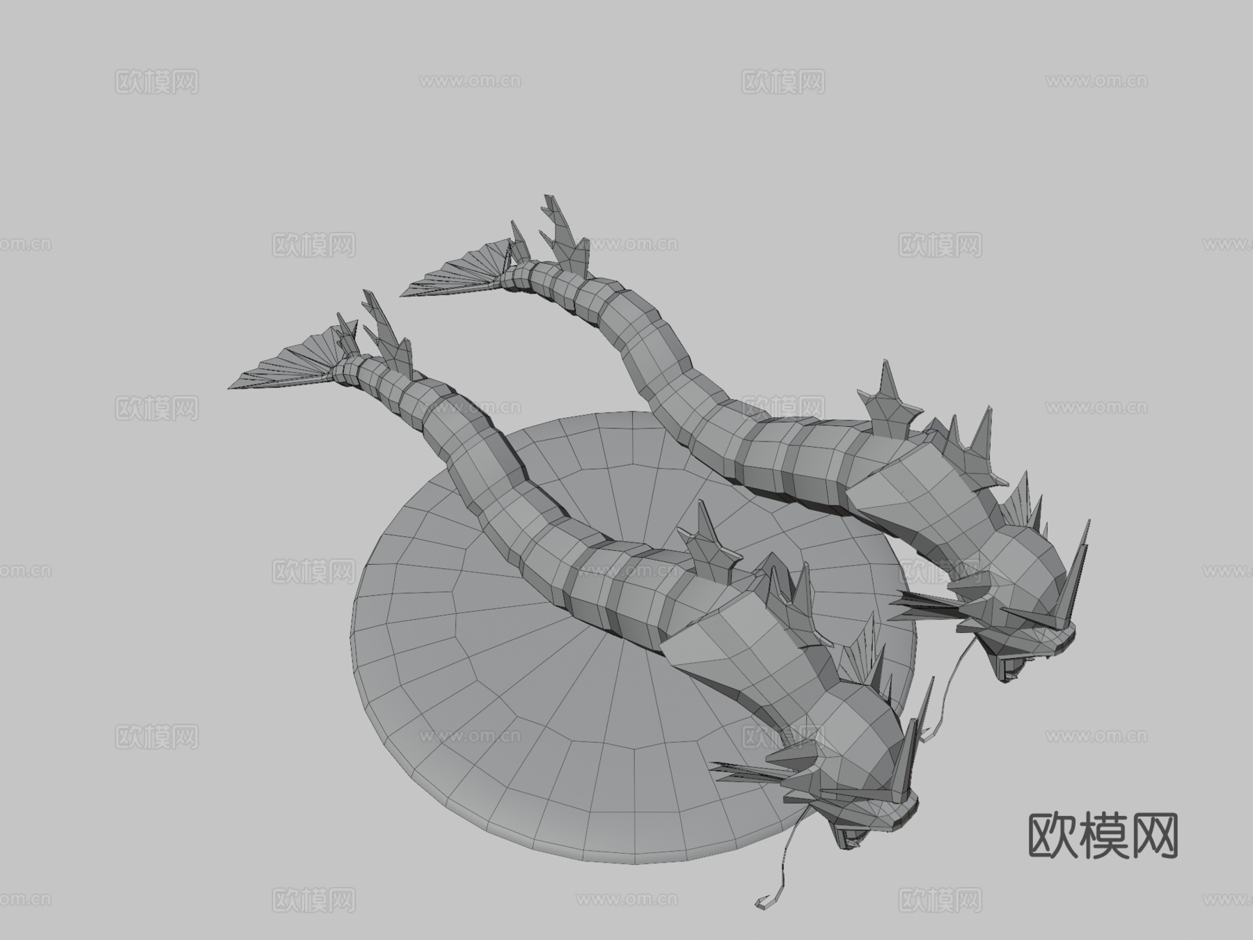 口袋妖怪同人-暴鲤龙3d模型