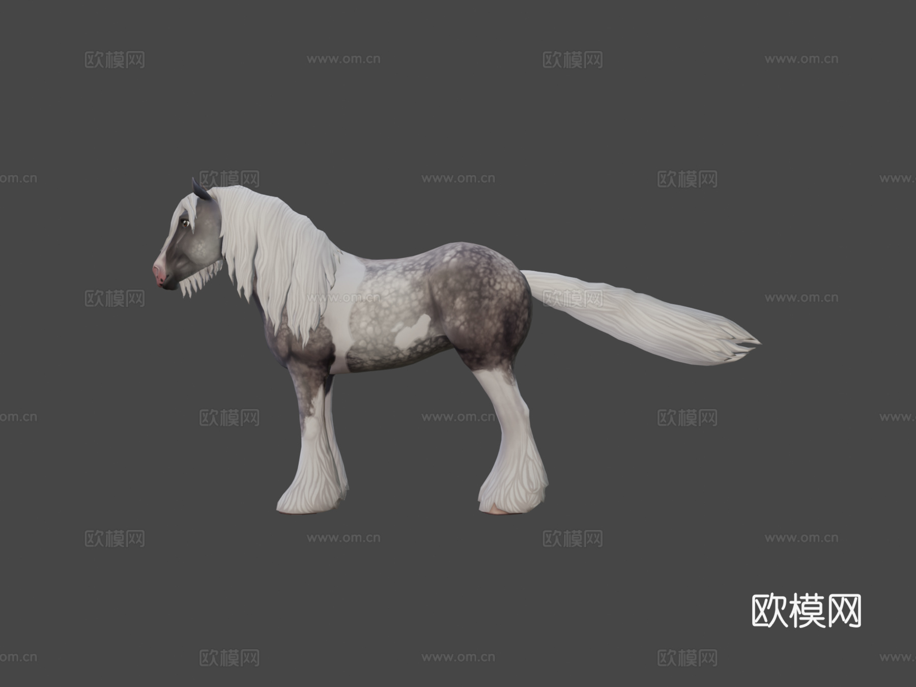 星之稳定中的修补马3d模型