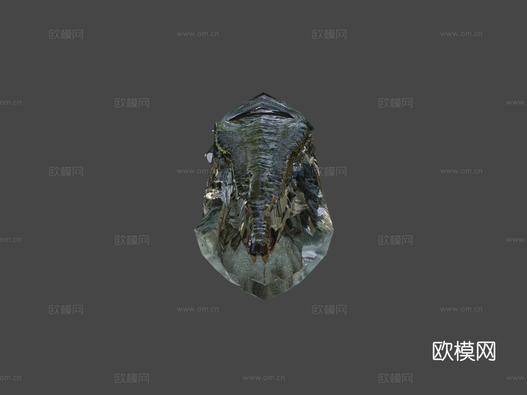 蓝色迅猛龙绑定(不不要吃我凯索(摩天轮))3d模型