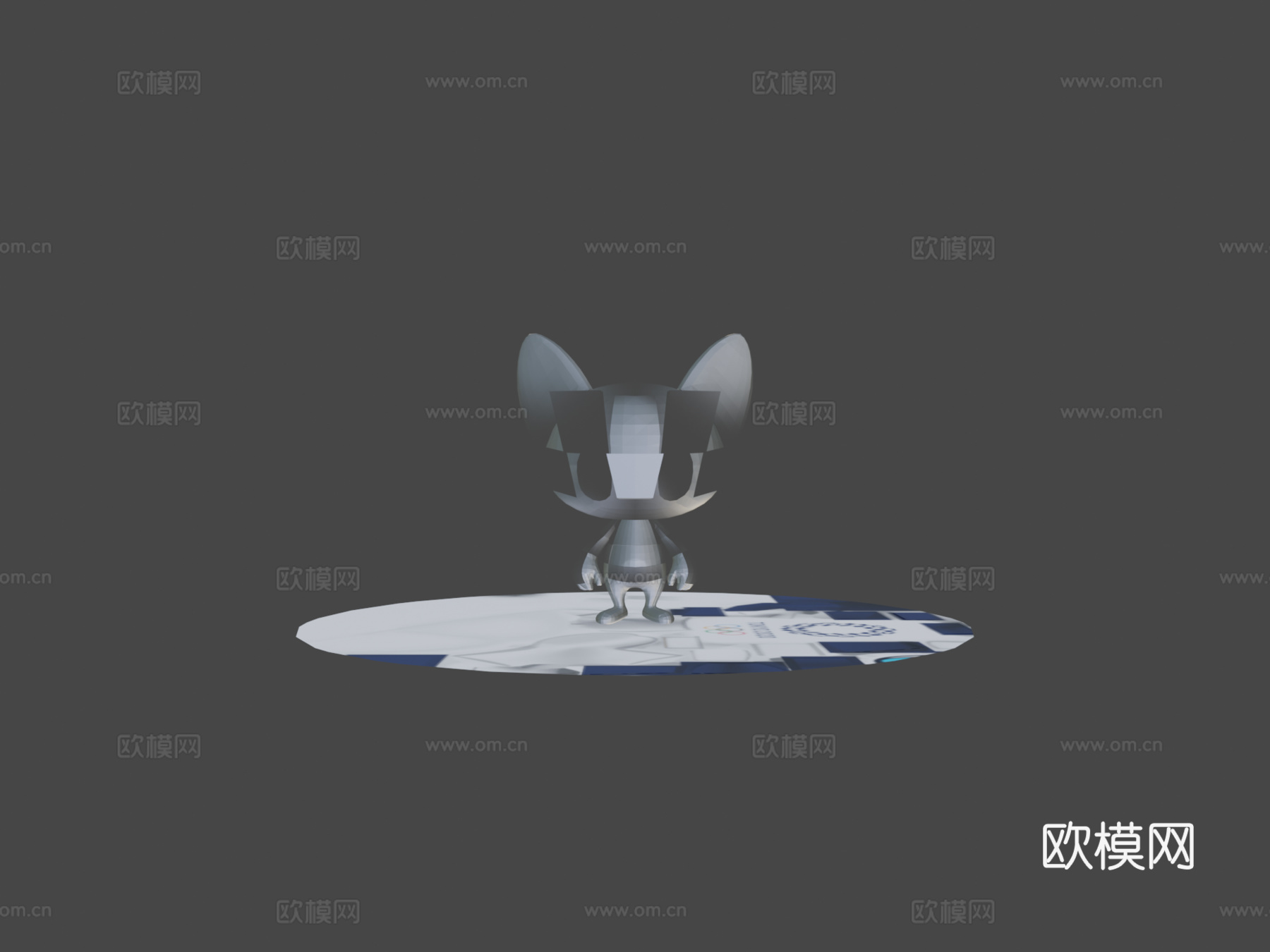 东京奥运会-吉祥物未来永远3d模型