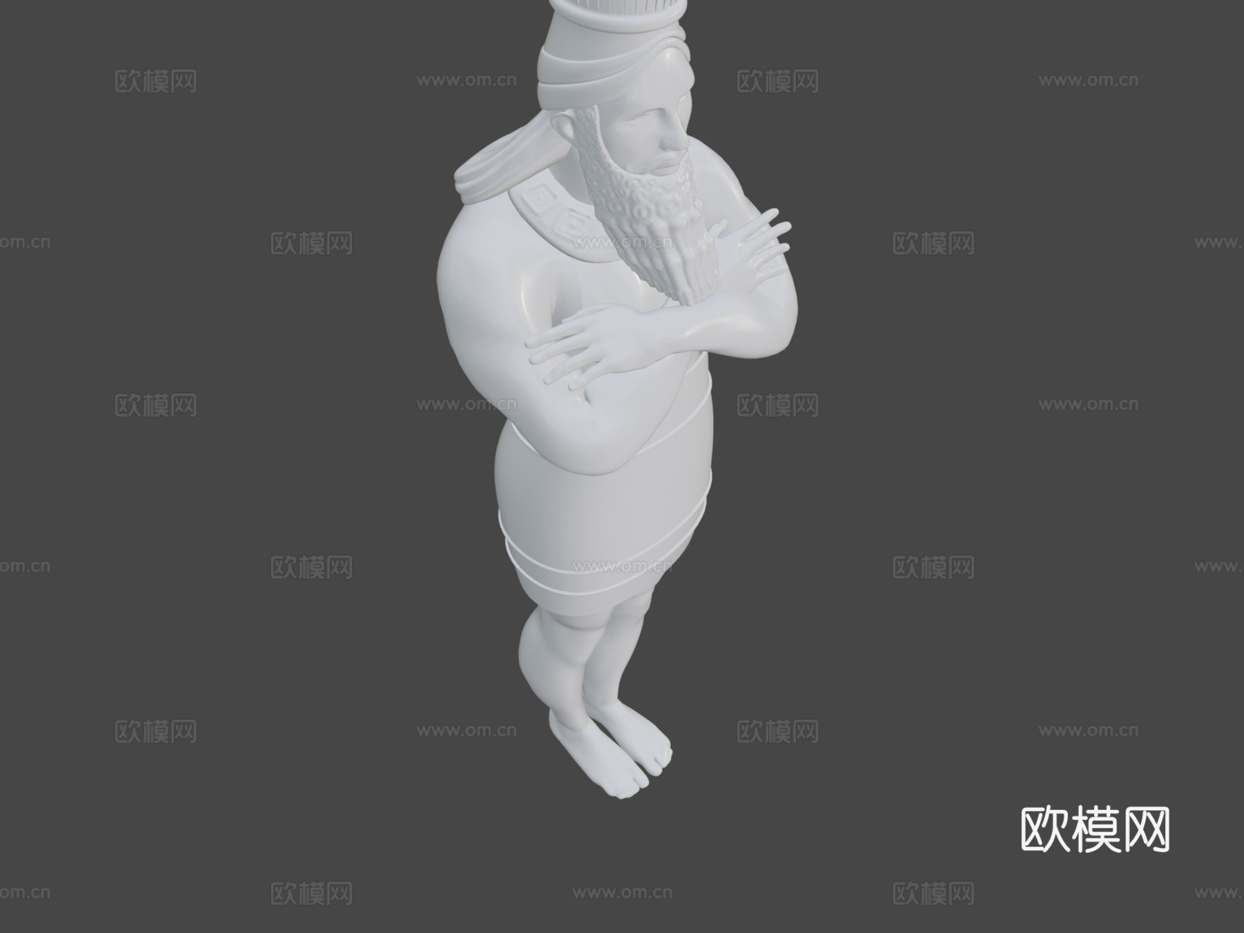 尼布甲尼撒之梦雕像3d模型
