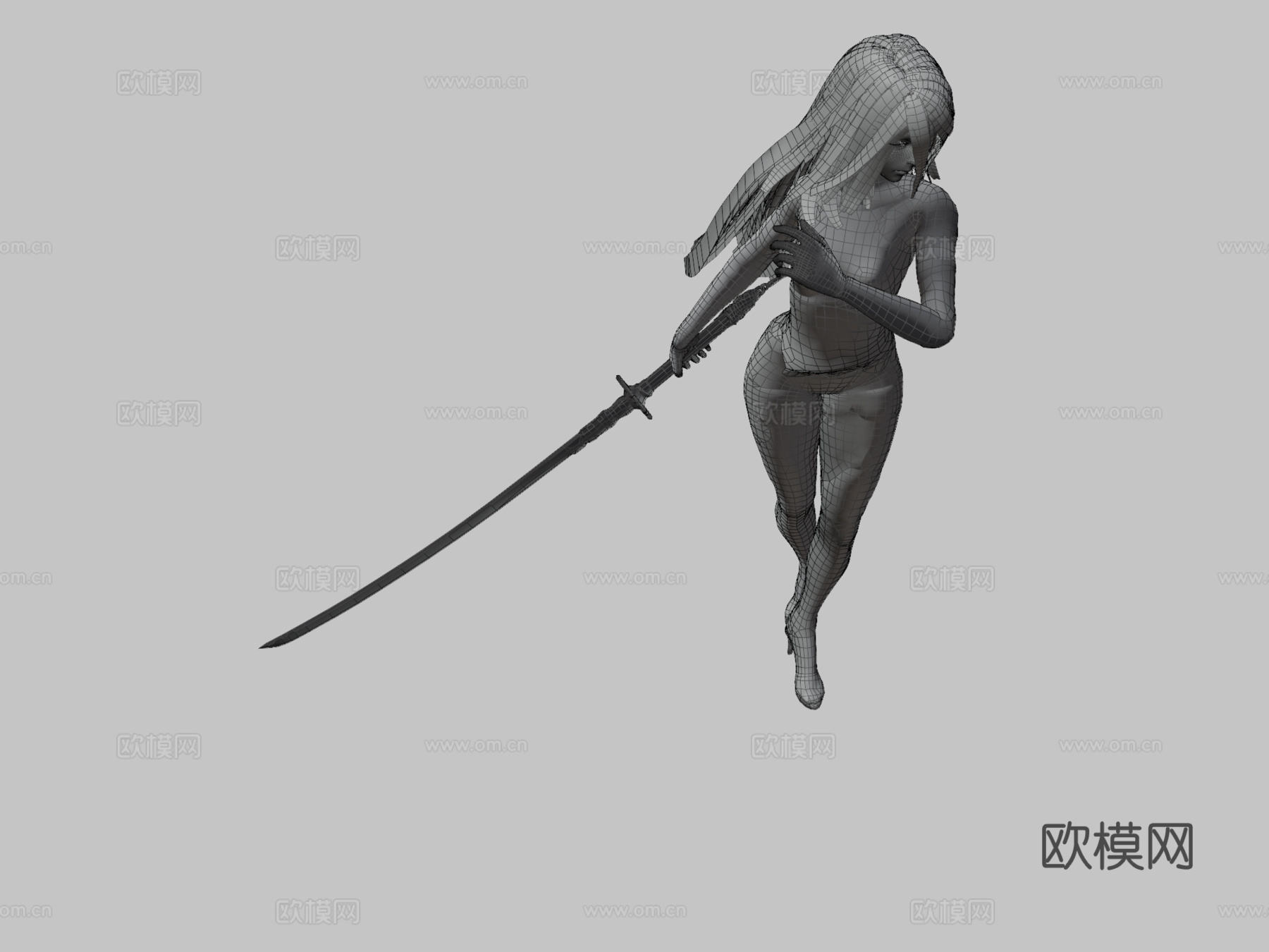 尼尔A2姿势3d模型
