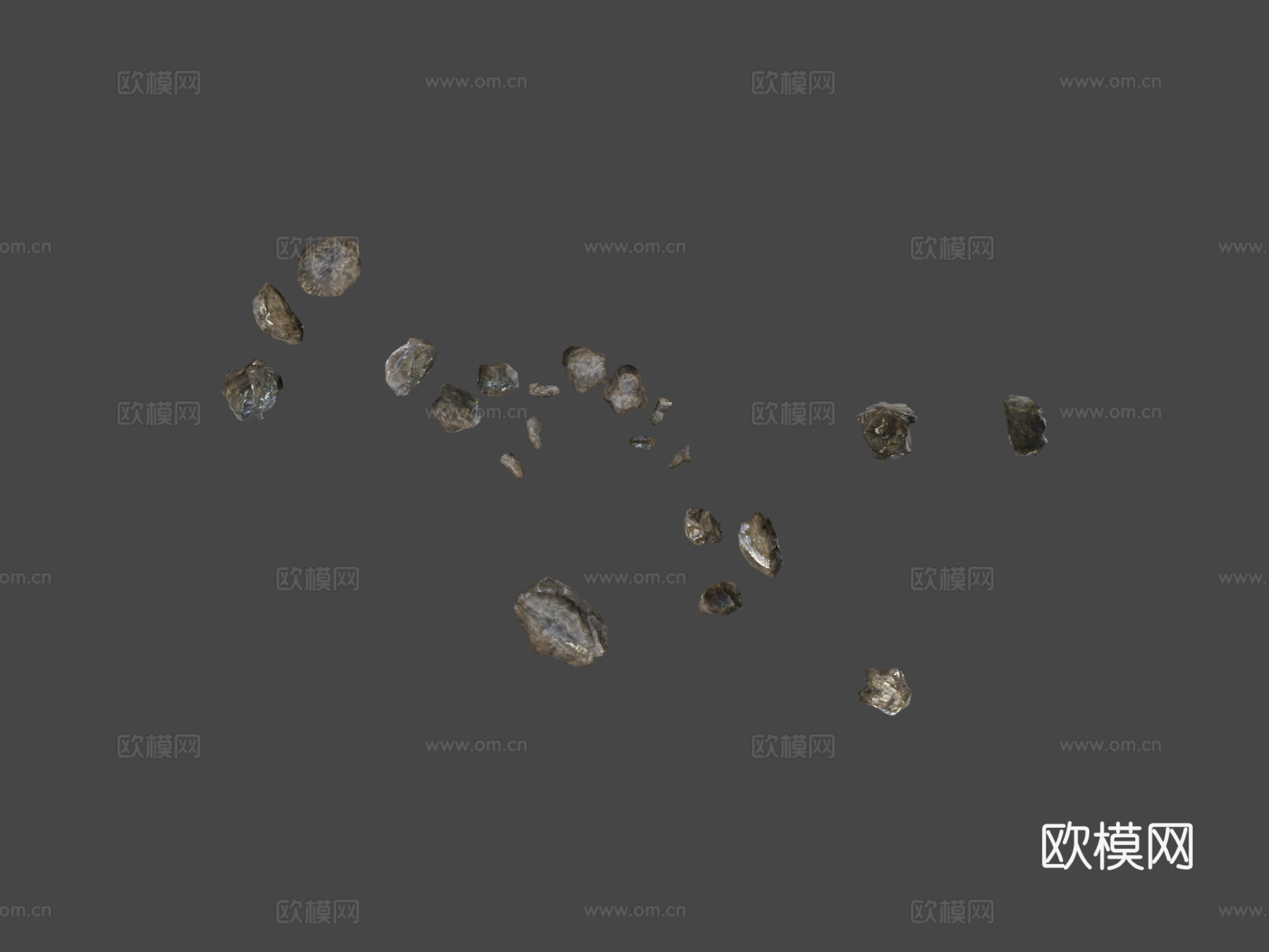 魔像分裂动画3d模型