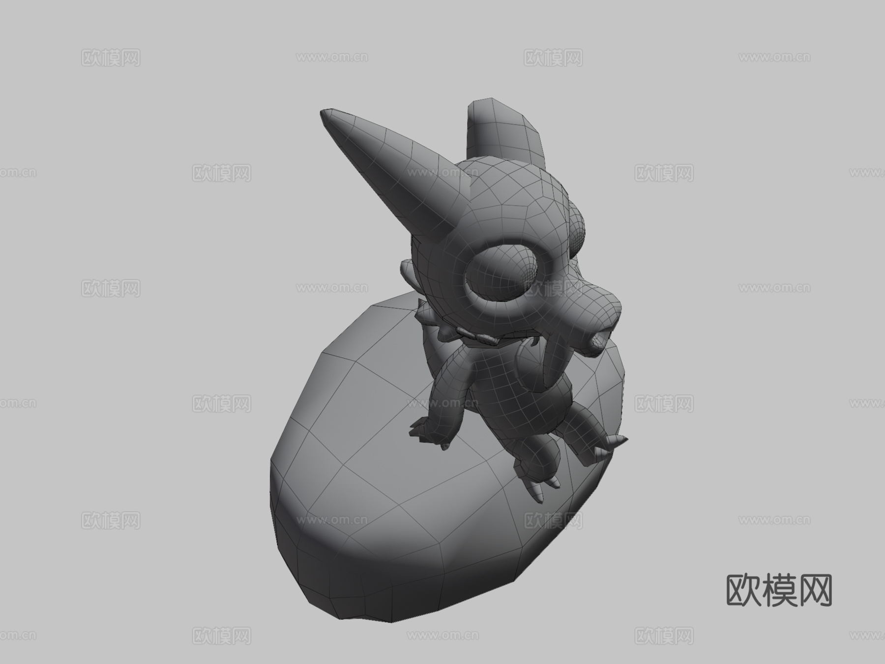 猫头鹰之家-国王3d模型