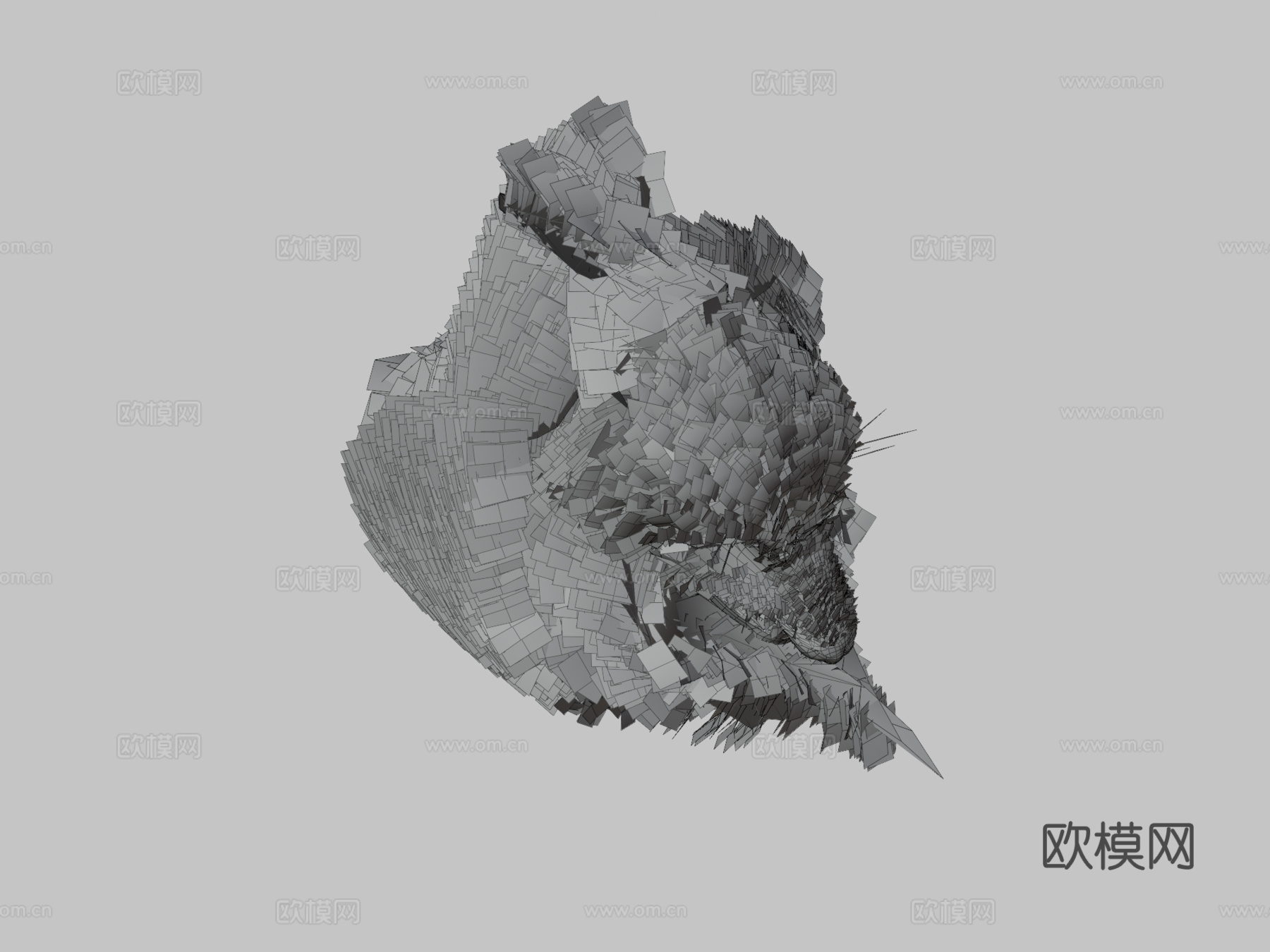 阿拉伯豹3d模型