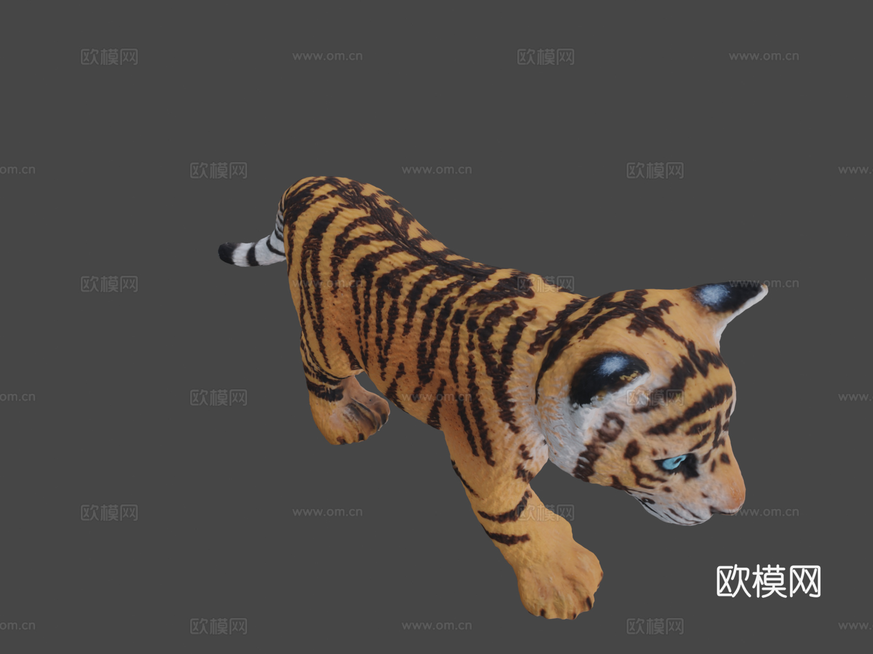 迷你虎崽3d模型