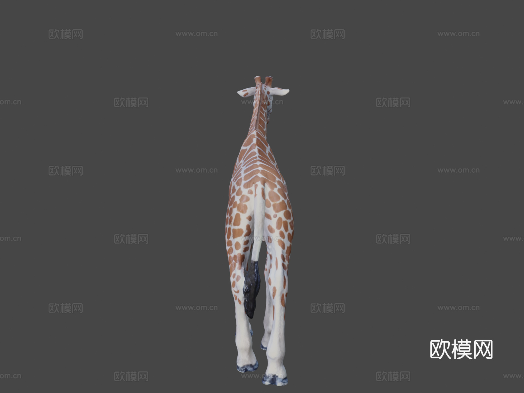 玩具长颈鹿3d模型