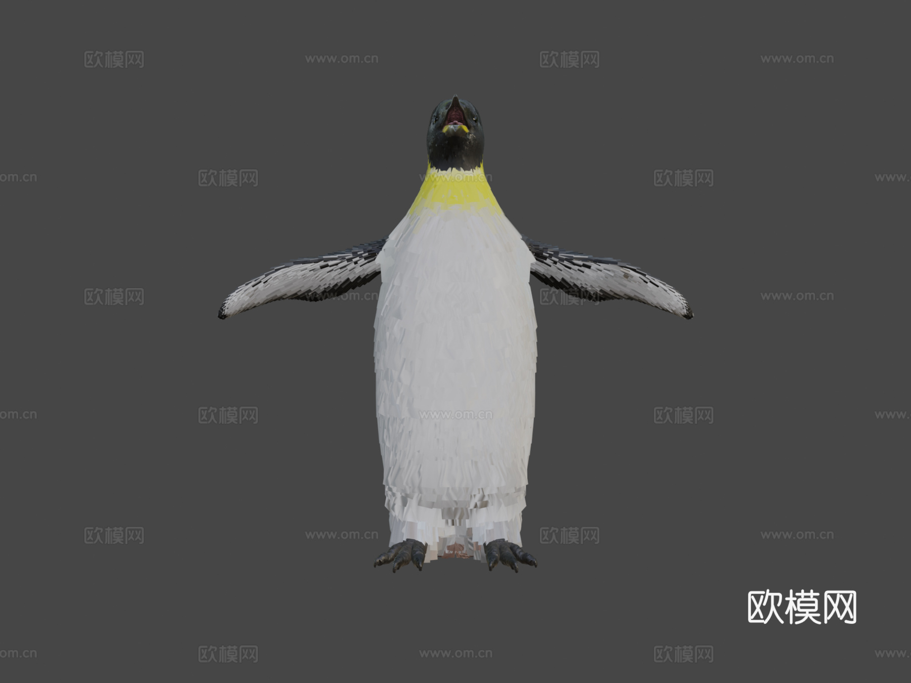 帝企鹅3d模型
