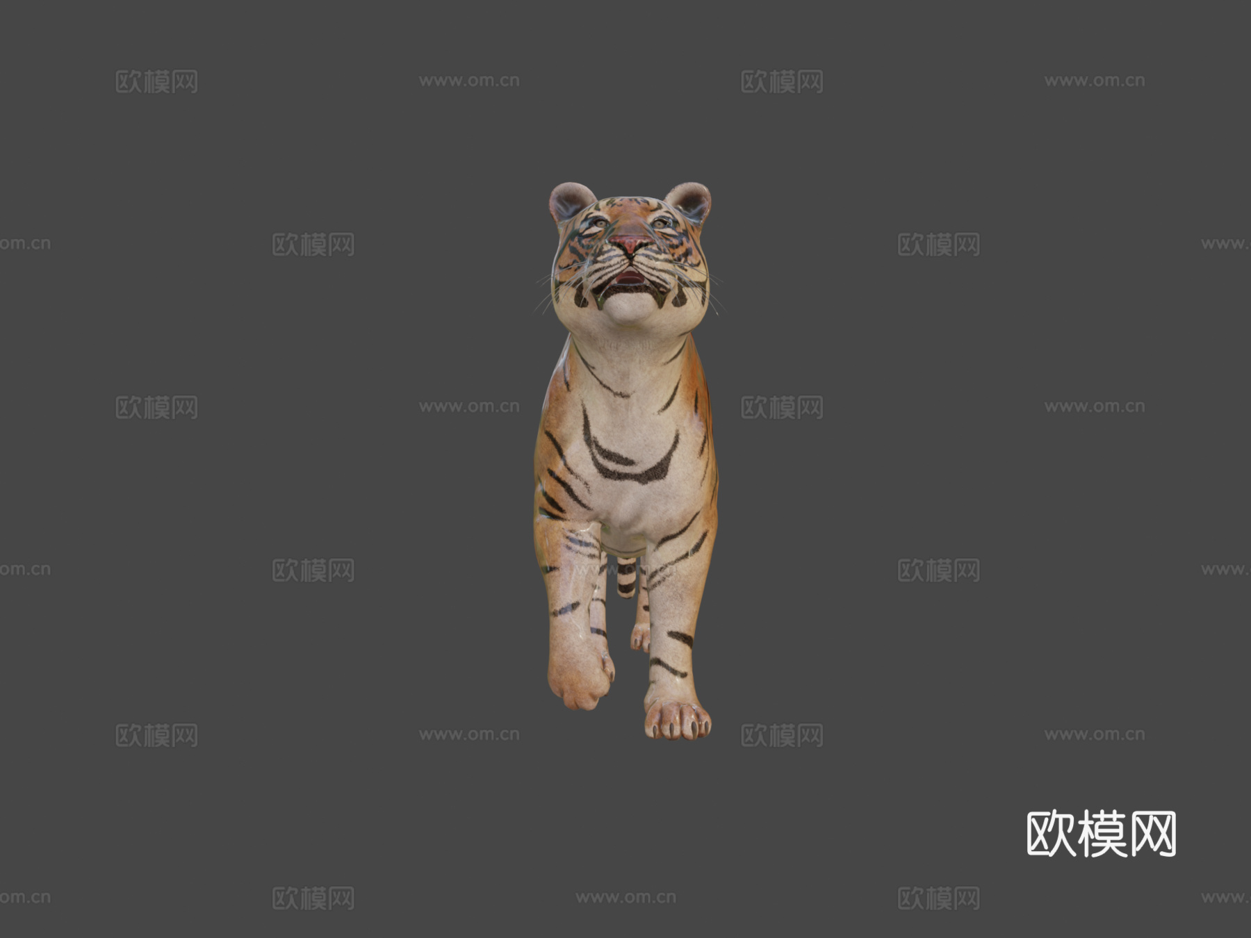 老虎3d模型