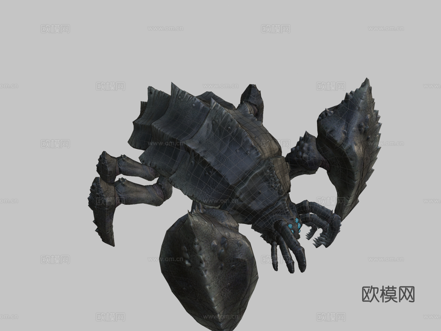 奥尼西德斯动画3d模型