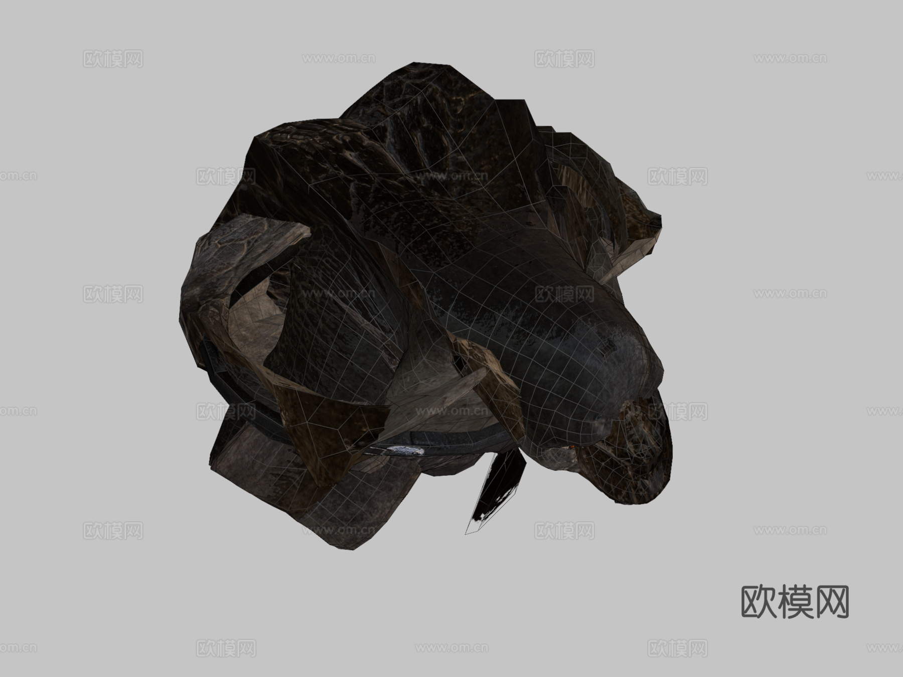 指环王巨魔行走3d模型