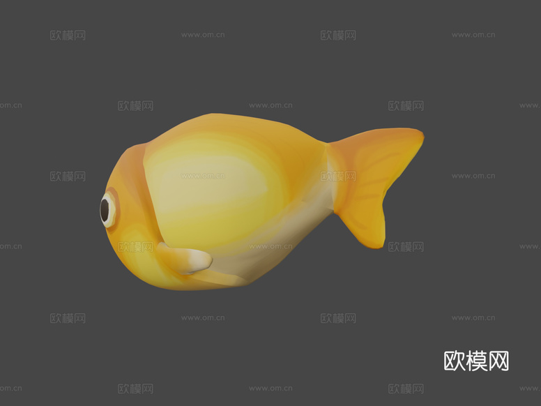 鱼动画3d模型下载(渲染图5)