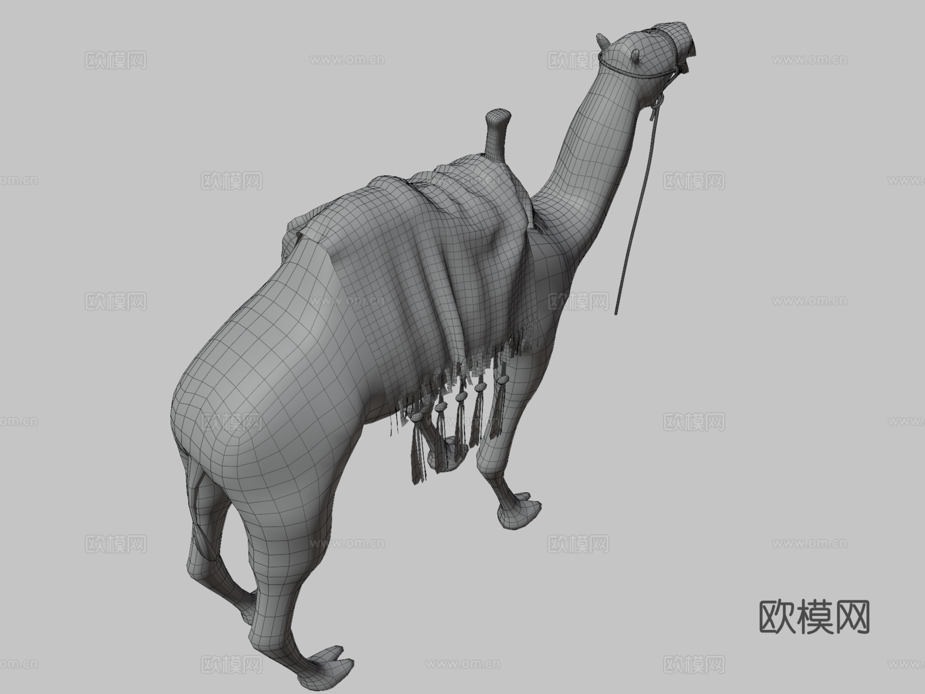 骆驼3d模型