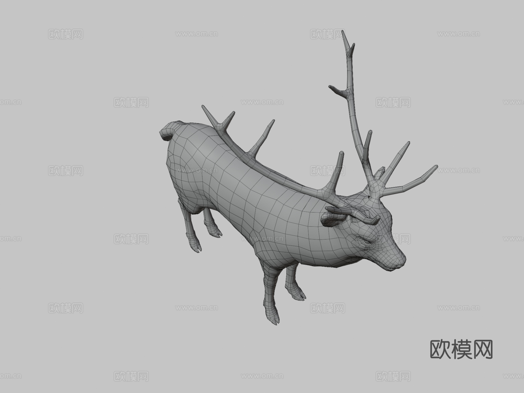 雄鹿动画3d模型